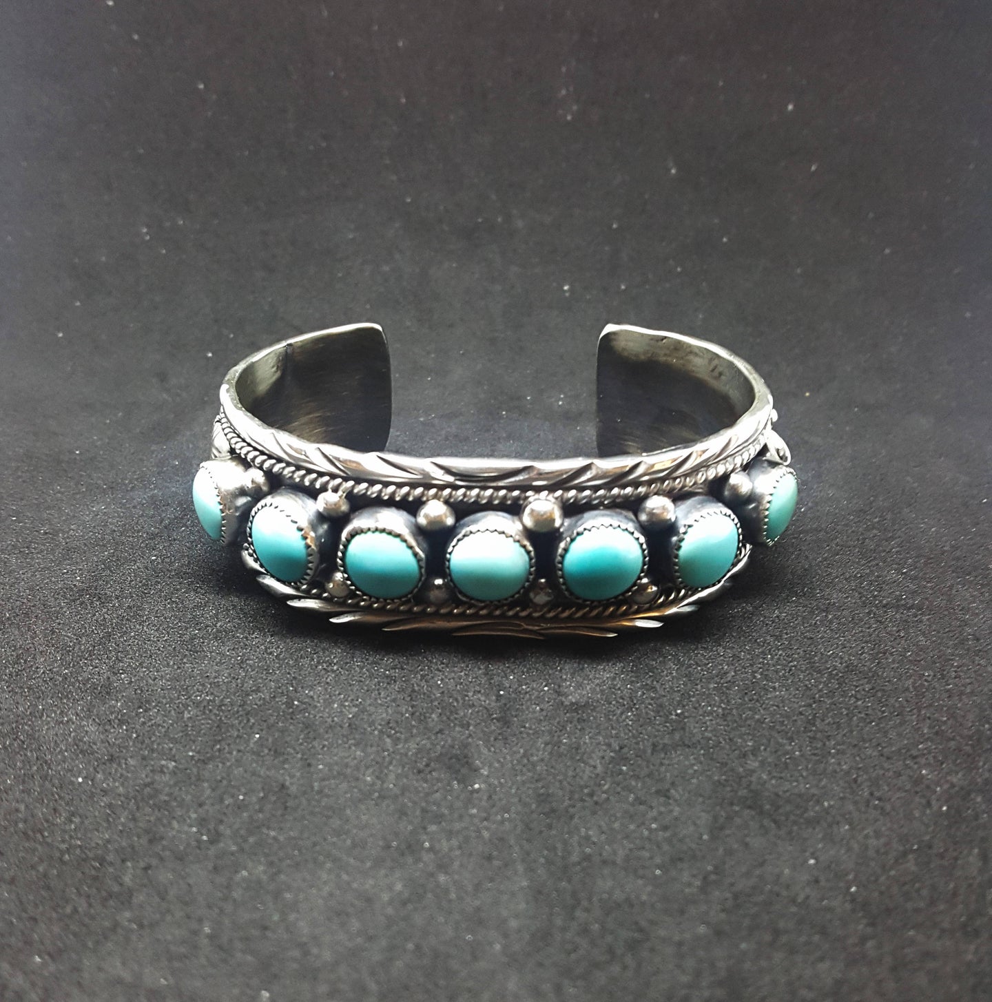 Sterling Silver Cuff Kingman Turquoise