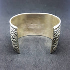 Nevada Turquoise Cuff Bracelet Navajo Sterling Silver