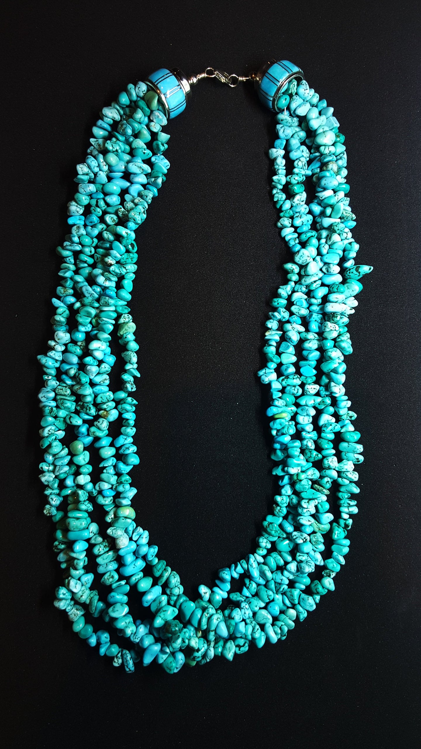 Multi Stand Turquoise Necklace