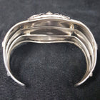 Sterling Silver Cuff Sleeping Beauty Red Coral