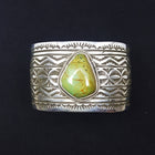 Nevada Turquoise Cuff Bracelet Navajo Sterling Silver