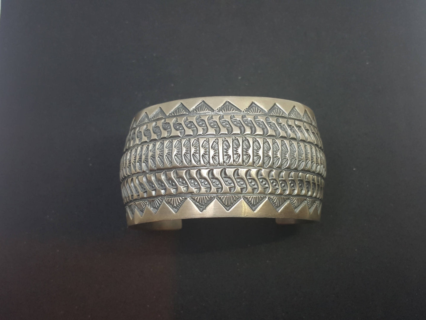 VINTAGE Navajo sterling silver cuff bracelet
