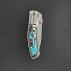 Turquoise Inlay pocket Knife
