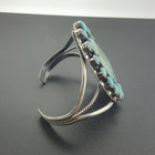 Big Navajo cluster Natural Morning Star cuff bracelet