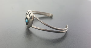SMALL Navajo Bear Paw cuff bracelet - vintage