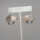 Vintage Navajo Bear sterling silver dangle earrings