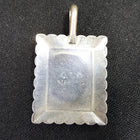 Q.T. Pendant Sterling Silver Multi Color Stone and Shells
