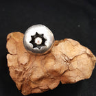 VINTAGE shadow box ring - size 5 - sterling silver