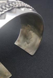 VINTAGE Navajo sterling silver cuff bracelet