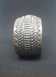 VINTAGE Navajo sterling silver cuff bracelet