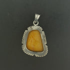 Navajo sterling silver pendant - vintage