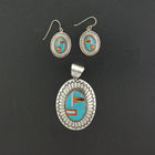 Navajo turquoise jewelry set