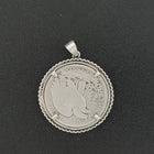 1942 walking liberty half dollar pendant
