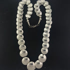 22 inches Native American Concho sterling silver necklace