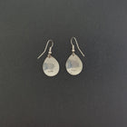 Navajo Medium Teardrop sterling silver dangle earrings - vintage