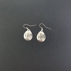 Navajo Medium Teardrop sterling silver dangle earrings - vintage