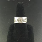 Sterling Silver Ring ~ Band ~signed RE - size 8, 9, 11
