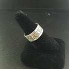 Sterling Silver Ring ~ Band ~signed RE - size 8, 9, 11
