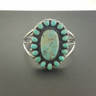 Big Navajo cluster Natural Morning Star cuff bracelet