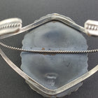 Big Navajo cluster Natural Morning Star cuff bracelet