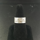 sterling silver ring - stamped RE - size 10.5 and 11