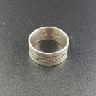 sterling silver ring - stamped RE - size 10.5 and 11