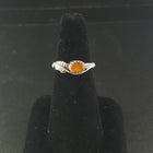 Navajo Baltic Amber sterling silver ring - size 7 1/2- vintage