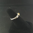 Navajo Baltic Amber sterling silver ring - size 7 1/2- vintage