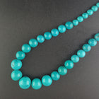 16 inches Kingman Turquoise sterling silver necklace