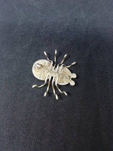 Spider Native American Sterling Silver Lapel Pin-  Austin Garcia signed