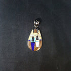 Sterling Silver Micro Inlay Pendant- Story Teller