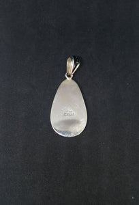 Sterling Silver Micro Inlay Pendant- Story Teller