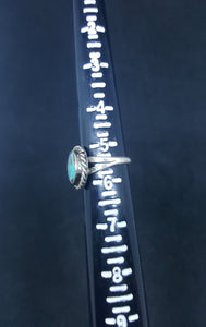 size 5 1/2 VINTAGE turquoise sterling silver ring