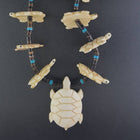 28 inches Santo Domingo sea turtle fetish necklace