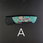 Turquoise Inlay pocket knife- SCHRADE