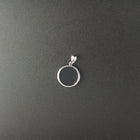 Letter name B Blue Fire Opal Round sterling silver pendant - personalized jewelry