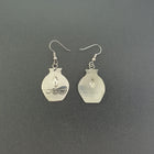 VINTAGE Navajo Big Vase sterling silver dangle earrings