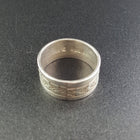 Sterling Silver Ring ~ Band ~signed RE - size 8, 9, 11