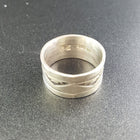 Sterling Silver Ring - signed RE - size 8 and 8.5