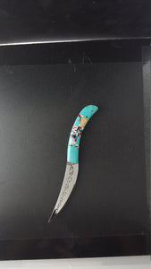 turquoise inlay letter openers
