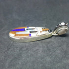 Sterling Silver Micro Inlay Pendant- Story Teller