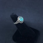 size 5 1/2 VINTAGE turquoise sterling silver ring