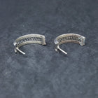 VINtage Navajo Hoop sterling silver post earrings
