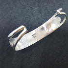 Red Coral Navajo sterling silver cuff bracelet