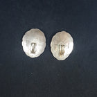 vintage Native American Concho turquoise sterling silver earrings - clip-on