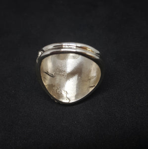 Badger Claw Turquoise Ring - Sterling Silver
