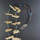 28 inches Santo Domingo sea turtle fetish necklace