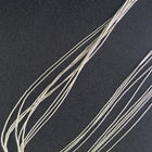 18 inches 10 strands liquid silver necklace