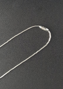 16 inches Sterling silver Kachina liquid silver necklace