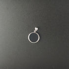 Letter name J Blue Fire Opal Round sterling silver pendant - personalized jewelry